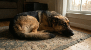 German Shepherd stress causing loss of appetite