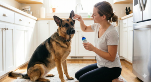 Cleaning German Shepherd ears safely