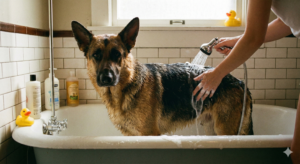 How often should you bathe a German Shepherd