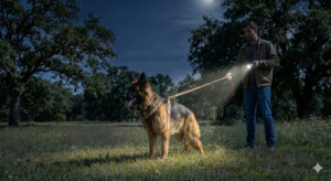 German Shepherd waking up to go potty at night