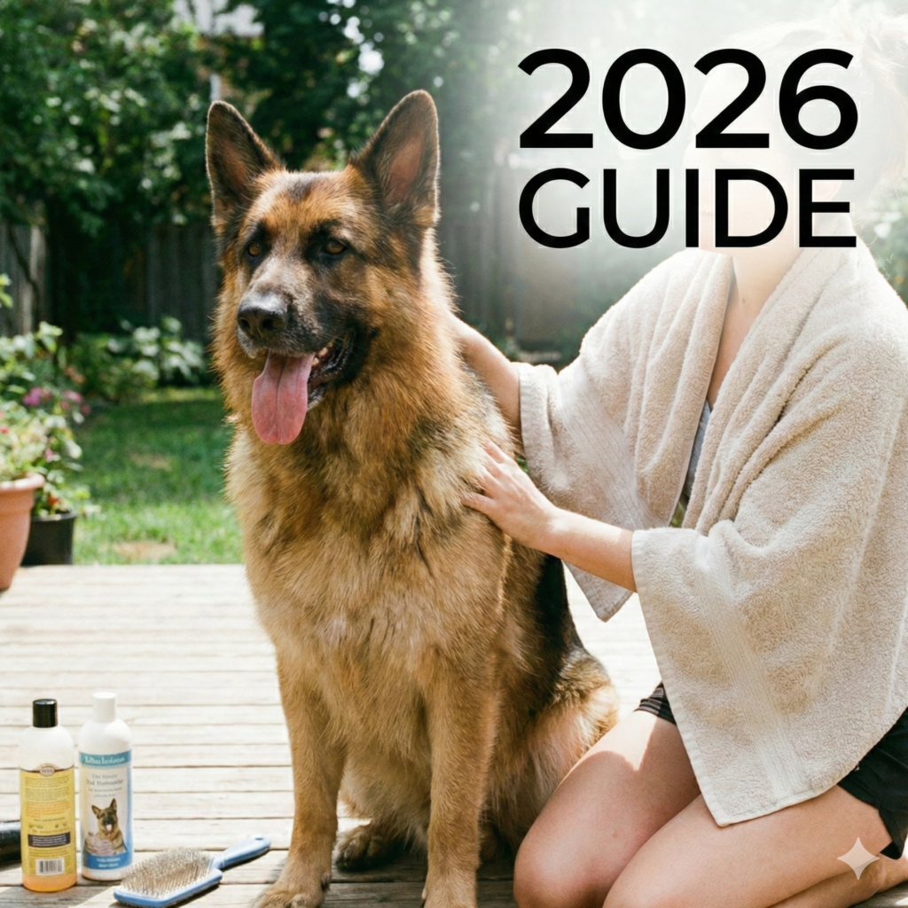 German Shepherd Bathing Schedule