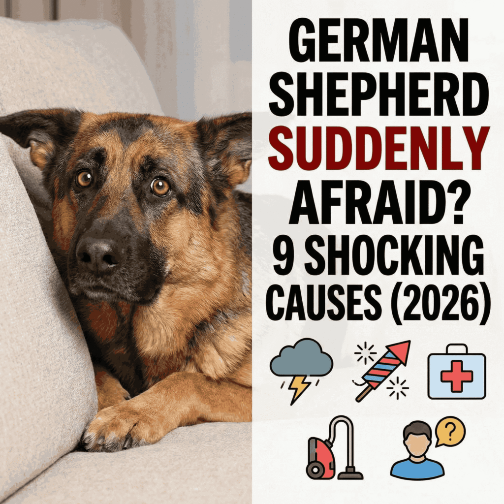 German Shepherd Suddenly Afraid? 9 Shocking Causes (2026)