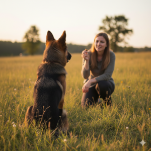 German Shepherd obedience training