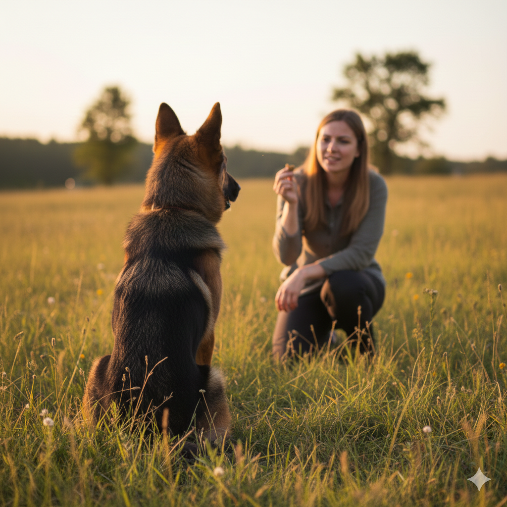 German Shepherd obedience training